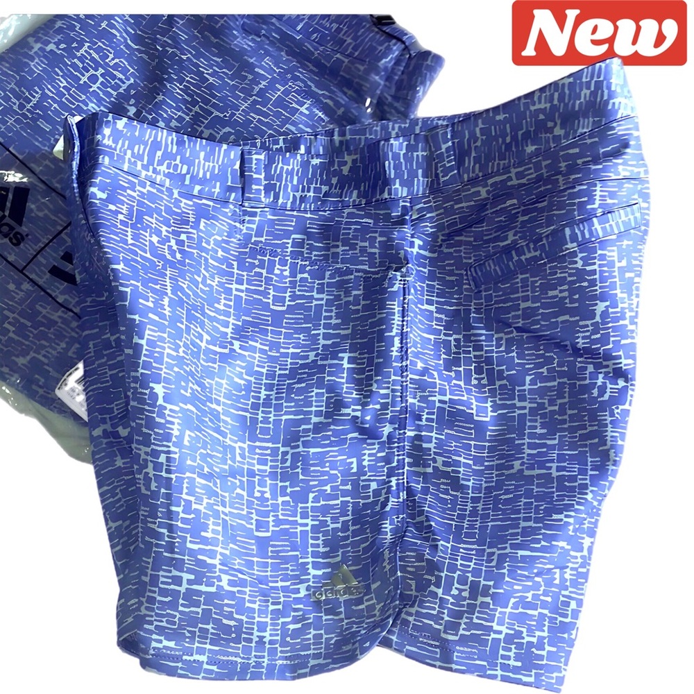 ๐ Adidas golf shorts purple with pattern 72 - Picture 6 of 16